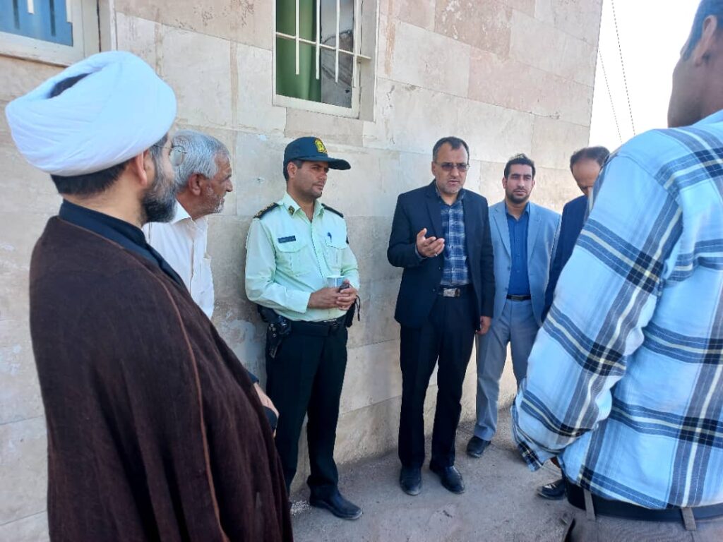حضور مسئولان عالی قضایی شهرستان شاهرود در دهستان طرود